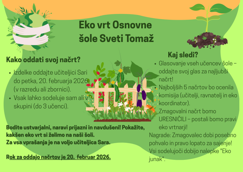 Green Illustrated Eco Garden Trifold Brochure - 2